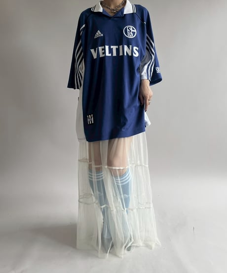 【USED】 adidas 98~99's Schalke 04 Soccer Shirt/ 250607-023