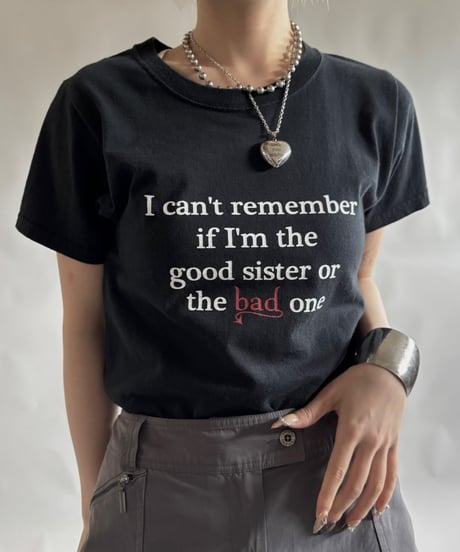 【USED】 RESIZED message T-Shirt / 250830-014