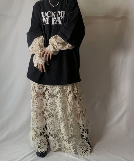 【USED】 S/S T-shirt FUCK ME I’M FAT/210801-046
