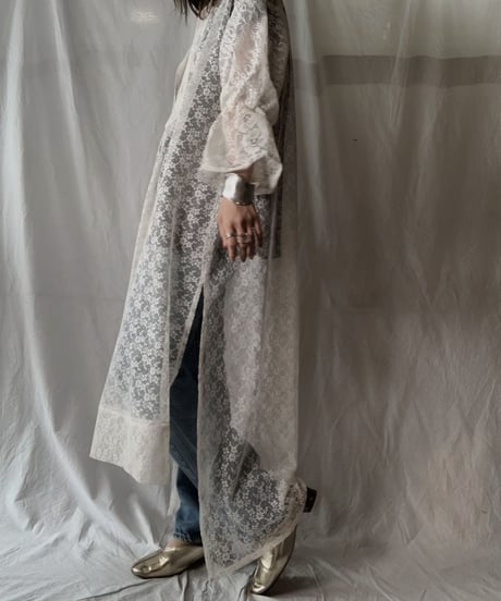 【RE;CIRCLE】 RE Lace Open Collar One-piece①/210630-004