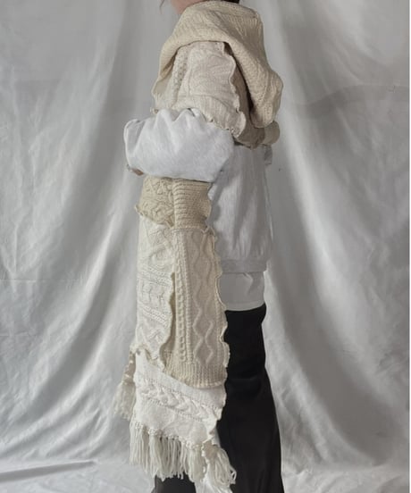 【RE;CIRCLE】 RE Alan Knit Muffler① /211223-001