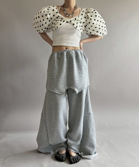 【RE;CIRCLE】 RE Sweat Pants Deformed / 260404-004