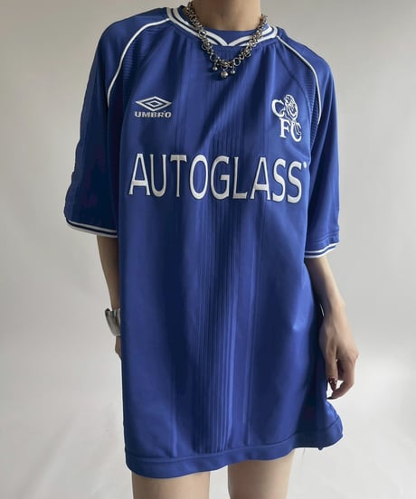 【USED】 99~01's UMBRO CHELSEA Soccer Shirt/ 250607-033