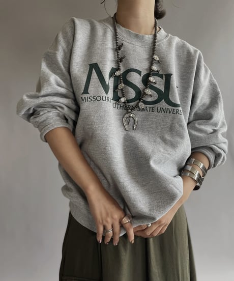 【USED】  'Mssu' Sweat Shirt / 220917-001
