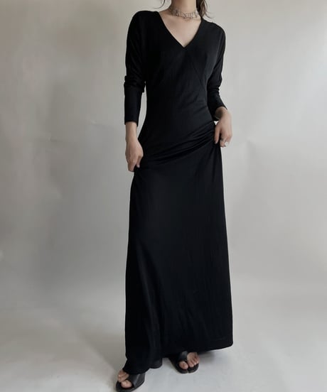 【USED】 Poly L/S Dress / 220414-007