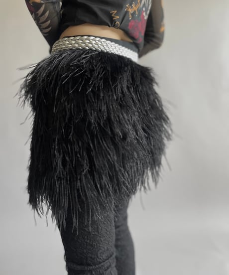 【USED】 Fur Mini Skirt/ 240914-023