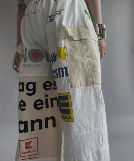 【RE;CIRCLE】RE Eco-Friendly Bag Rraw Cord Pants / 230427-018