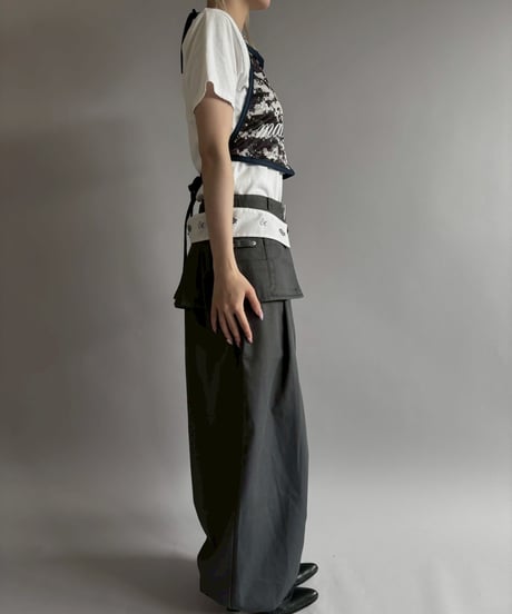 【Chinatsu Aoyama】 RE Apron / 260702-026
