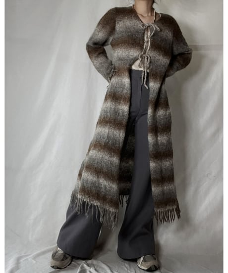 【USED】  Mohair Knit Long Gown/220127-022