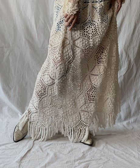 【RE;CIRCLE】 RE Crochet Lace Dress①/210421-001