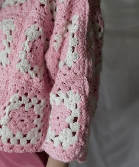 【RE;CIRCLE】 RE Granny Knit Top①/211014-001