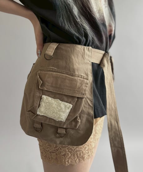 【RE;CIRCLE】  RE Fishing Vest Belt Bag / 260601-007