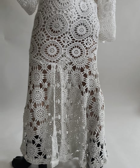 【RE;CIRCLE】 RE Crochet Lace Mermaid Skirt / 220427-010