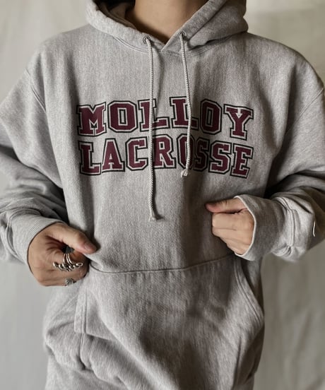 【USED】  Champion Reverse Weave Hoodie MOLLOY LACROSS/210902-037