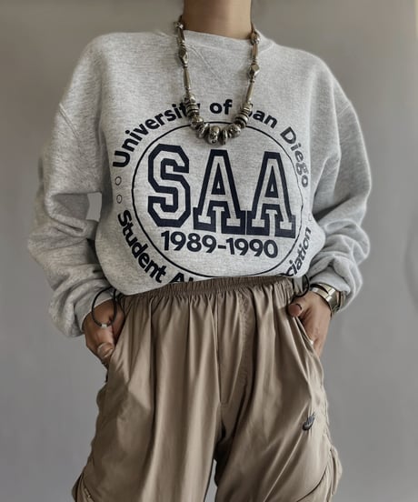【USED】  'University of San Diego' Sweat Shirt / 220917-005