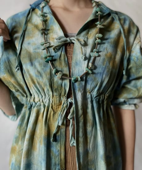 【RE;CIRCLE】  RE Tie-dyed Medical S/S Gown②/20210819-036