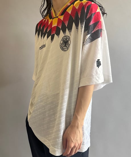 【USED 】adidas 94~96's GERMANY Soccer Shirt /240603-007