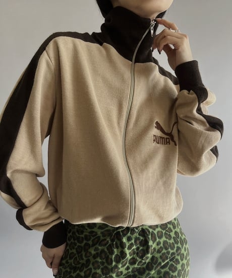【USED】80s PUMA Jersey Top /240224-020