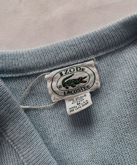【USED】   LACOSTE Knit Top②/211126-008