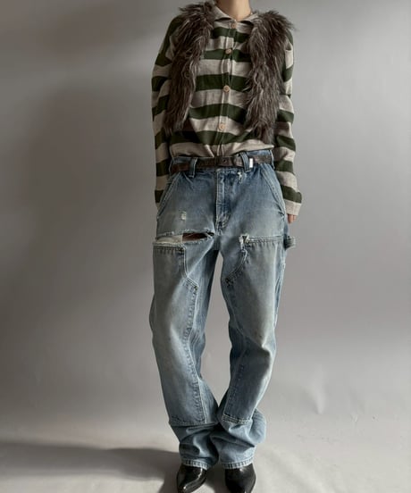 【USED】 Made in ITALY Border Knit / 251227-019