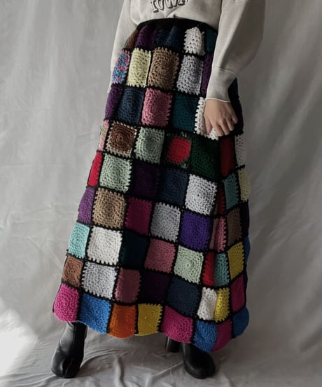【RE;CIRCLE】 RE Granny Long Skirt①/211110-006