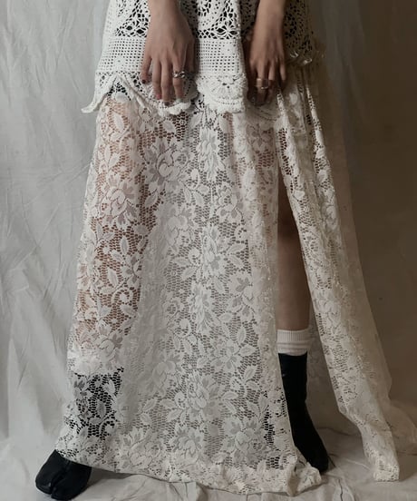 【RE;CIRCLE】 RE Lace N/S One-piece①/210714-005