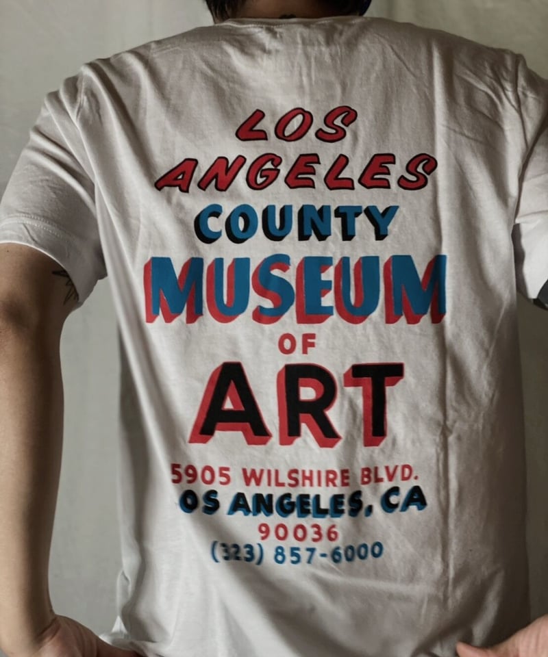 NEW】 S/S T-shirt LACMA (White)/210616-002 | TH NEW】 S/S T-shirt LACMA (White)/210616-002 | TH
