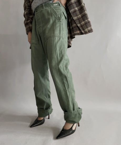 【USED】 Army Pants Khaki / 221210-001
