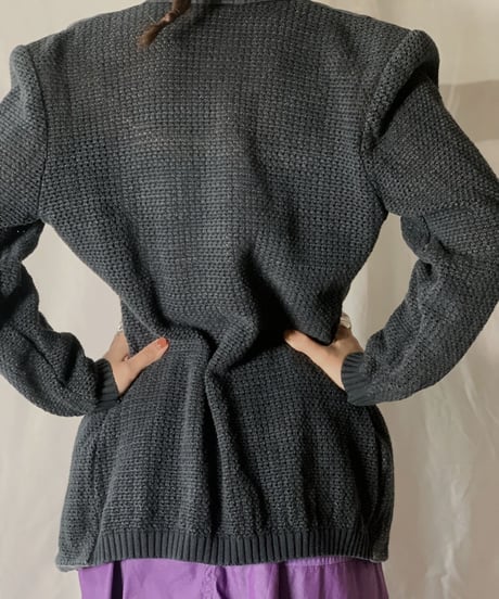 【USED】 Knit × Cotton Jacket/210708-003