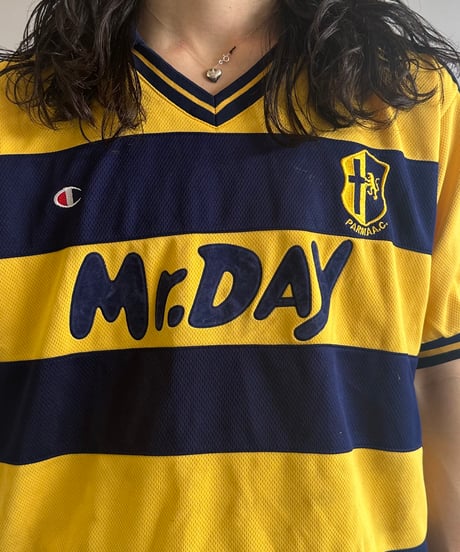 【USED】 Champion PARMA AC Soccer Shirt /240603-023