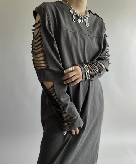 【USED】 Patterned L/S One-Piece /240914-010