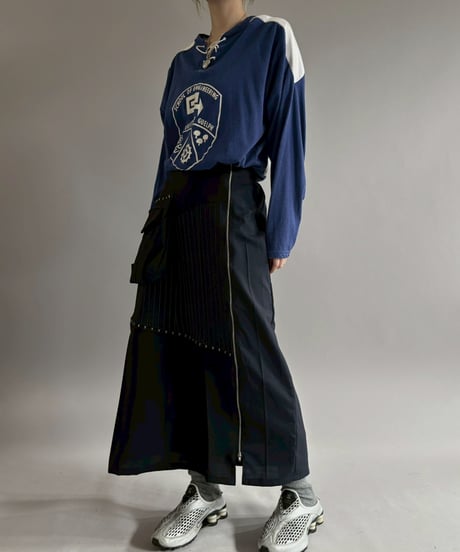 【RE;CIRCLE】 RE Suit Asymmetry Long Skirt / 260129-016