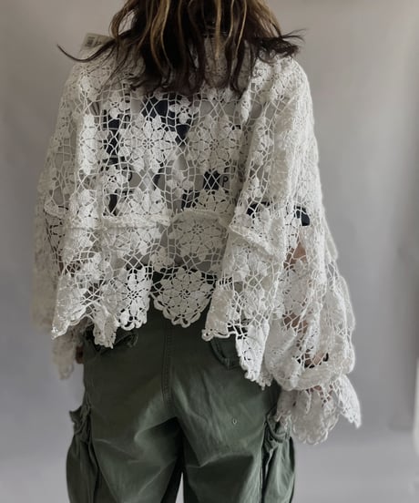 【RE;CIRCLE】 RE Crochet Kirikae Top / 230330-017