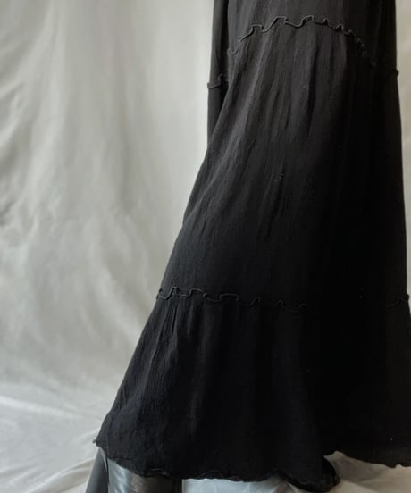 【USED】 Poly Long Skirt/211202-037
