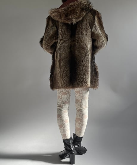 【USED】YUDOFSKY Real Fur Hooded Jacket TALON Zipper /250104-033