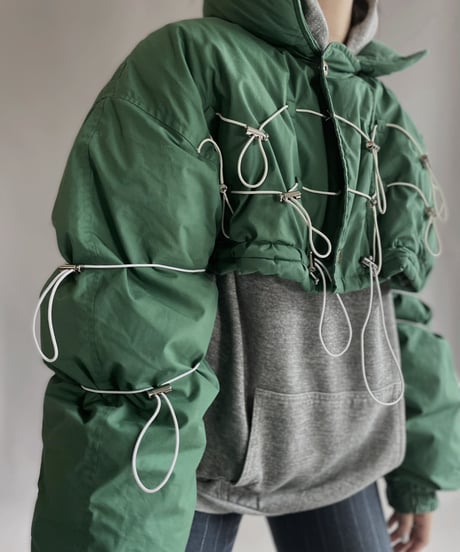 【RE;CIRCLE】 RE Draw Code Short Down Jacket / 230126-004