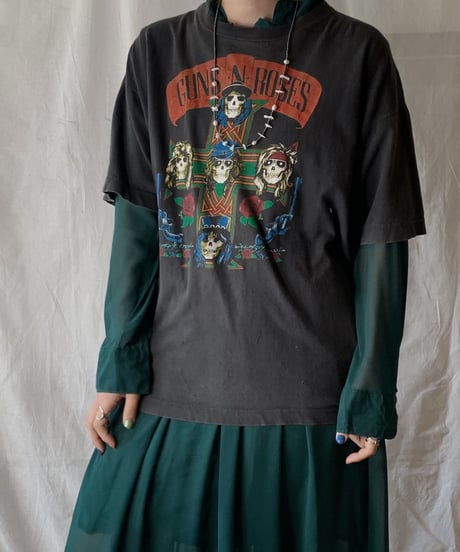 【USED】  Band T-shirt GUNS・N・ROSES/210407-028