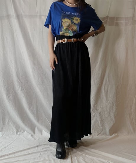 【USED】S/S T-shirt Flower①/210604-024