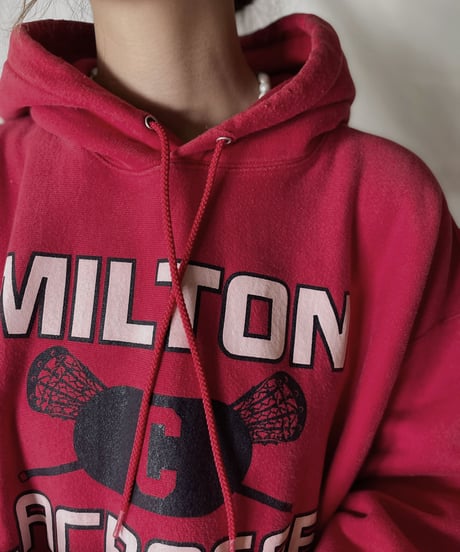 【USED】  Champion Reverse Weave Hoodie MILTON LACROSSE/210902-007