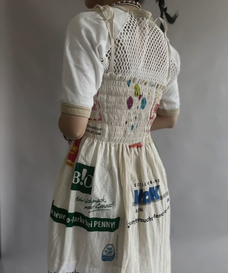 【RE;CIRCLE】RE Eco-Friendly Bag Shirring One-piece / 230427-014
