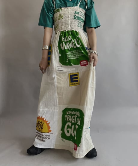 【RE;CIRCLE】RE Eco-Friendly Bag Shirring One-piece / 230525-012