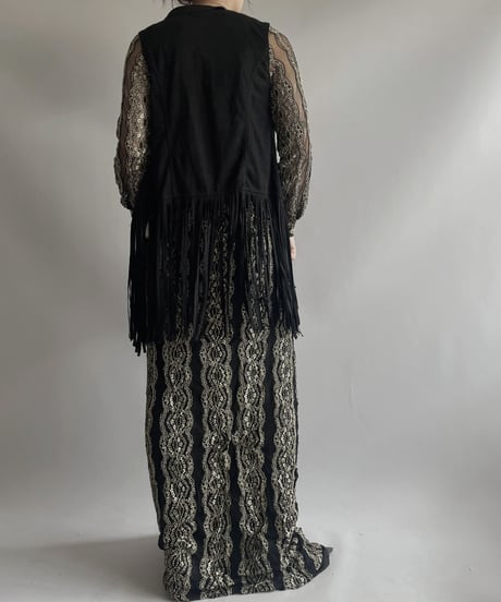 【USED】L/S Sheer One-piece / 231009-016
