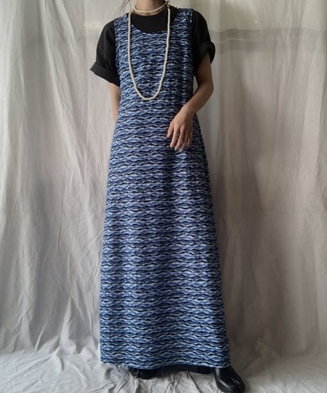 【USED】 Summer Knit N/S One-piece/210714-020