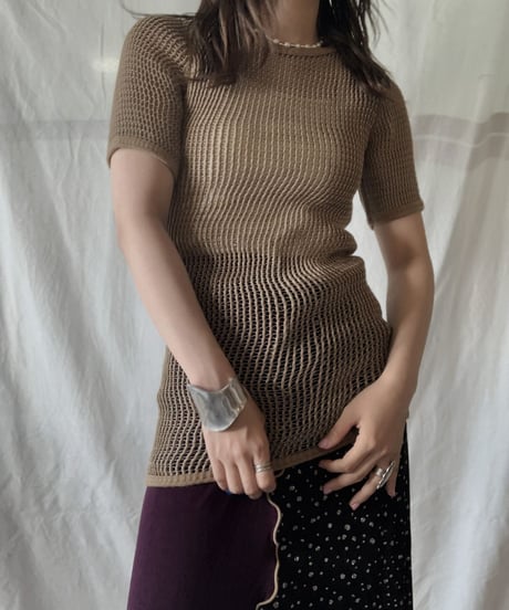 【UESD】  Mesh Army Top/210611-036