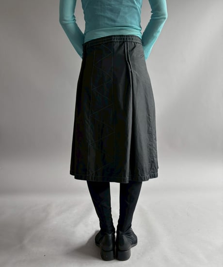 【USED】 Nylon Design Skirt /260425-008