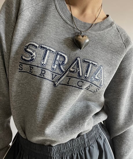 【USED】 Made in USA 90s JERZZES STRATA Sweat Top /241207-024