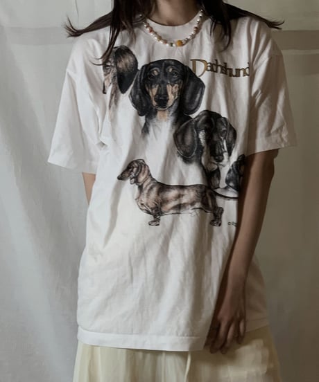 【USED】S/S T-shirt DOG 11/210604-047