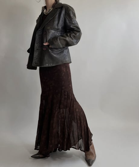 【USED】 Leather Jacket ① / 220409-001