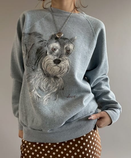 【USED】 Made In USA Dog Paint Sweat /251115-019