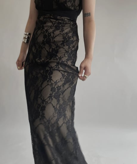 【USED】 Anna Field Sleeveless Lace One-piece / 220709-022